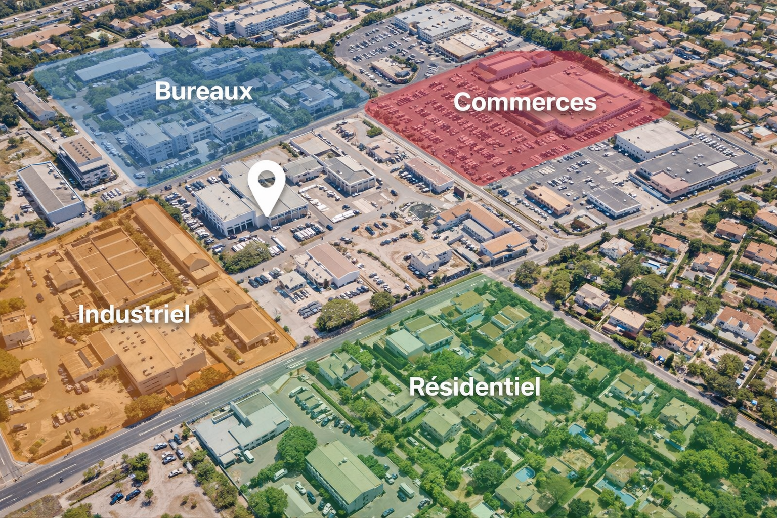 local professionnel avec parking alcyon pÔle activitÉs secteur les playes (réf : dslco250001390)